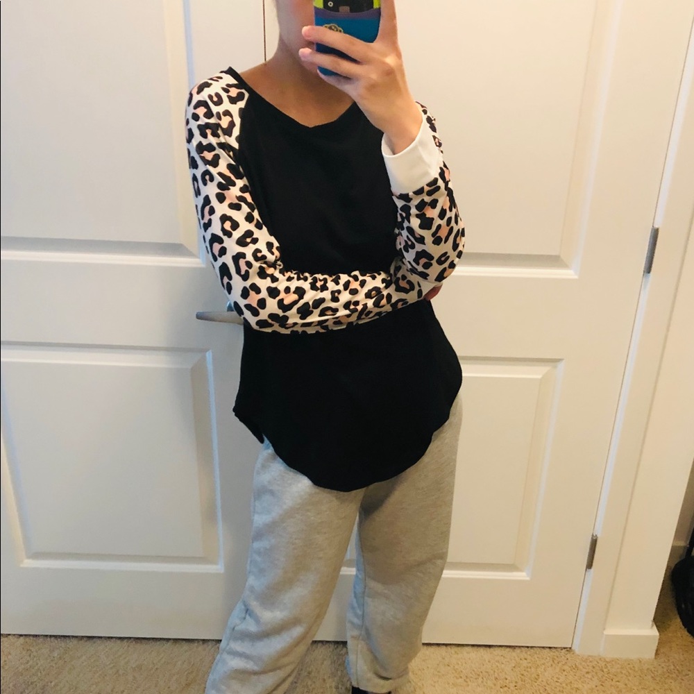 I Do Leopard Pullover